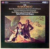 Rafael Fruhbeck de Burgos conducts Falla's El amor brujo - London Treasury LP cover (1976)