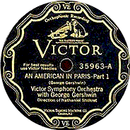 The first American in Paris - Original Victor 78