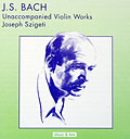 Joseph Szigeti plays two Bach Sonatas and one Partita live at Carnegie Hall, 1946 - Music and Arts CD 774