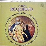 Giulini conducts Verdi's Requiem (Angel LP cover)