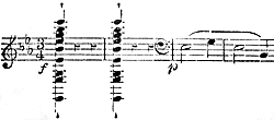 The opening chords