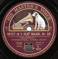 The International Octet (HMV 78 label)