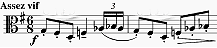 rhythmically altered (second movement)  ...