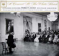 The 1960 White House Concert - Columbia LP cover