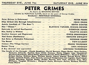 program of premiere